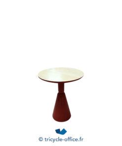 Tricycle-Office-mobilier-bureau-occasion-Table-SANCAL-Pion-couleur-bordeaux