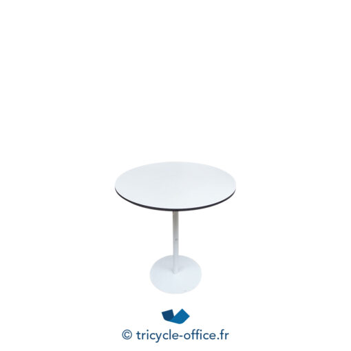 Tricycle-Office-mobilier-bureau-occasion-Table-basse-blanche-réglable