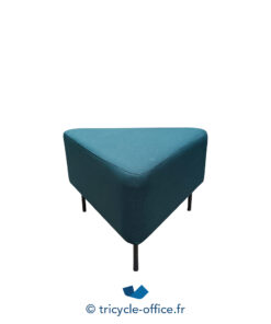 Pouf triangle - Occasion - Bleu