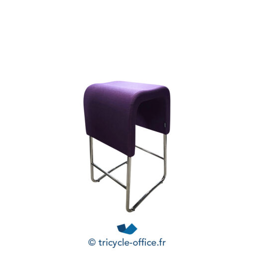 Tricycle-Office-mobilier-bureau-occasion-Tabouret-haut-MATERIA-violet