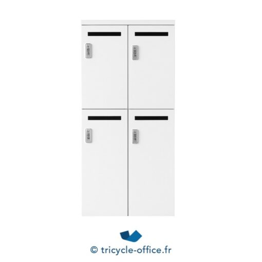 Casier à code 4 cases 80x45 cm - Occasion