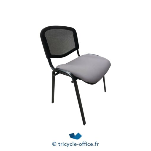 Chaise visiteur grise