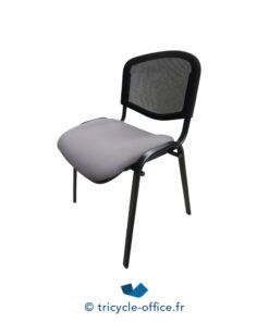Chaise visiteur grise