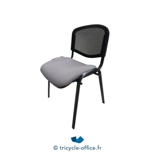 Chaise visiteur grise