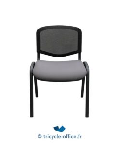 Chaise visiteur grise