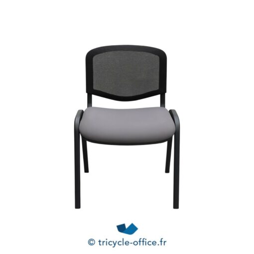 Chaise visiteur grise