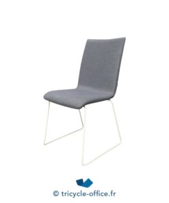 Chaise visiteur grise