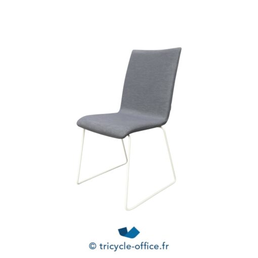 Chaise visiteur grise