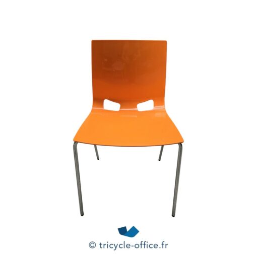 Chaise visiteur orange - Occasion – Image 2