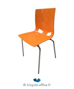 Chaise visiteur orange - Occasion