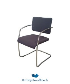 Chaise visiteur grise
