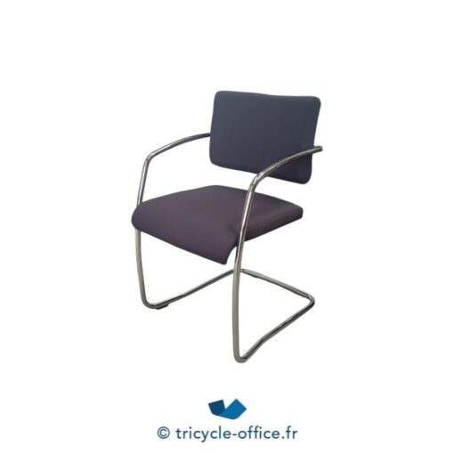 Chaise visiteur grise