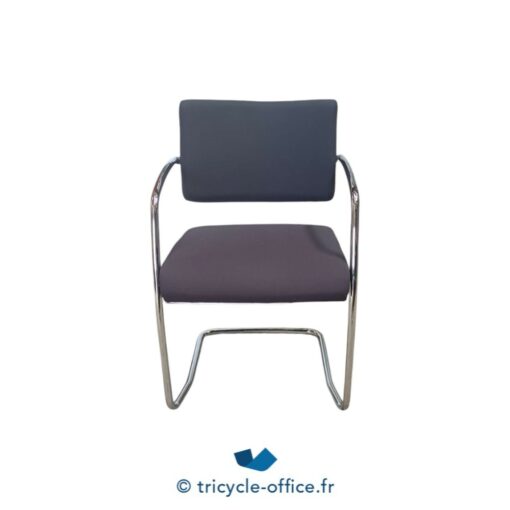 Chaise visiteur grise – Image 2