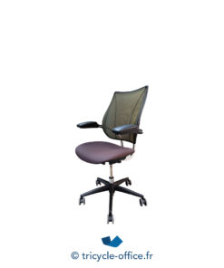 Tricycle-Office-Fauteuil-de-bureau-HUMANSCALE-dossier-vert-assise-noir (1 (3)