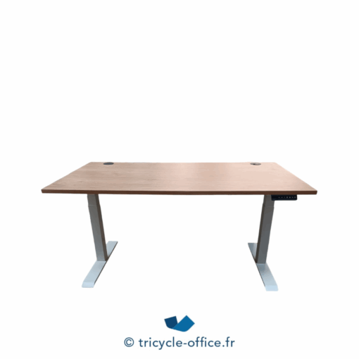 Tricycle-Office-mobilier-bureau-occasion-Bureau-droit-assis-debout-électrique-160x80-cm