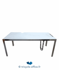 Tricycle-Office-mobilier-bureau-occasion-Bureau-droit-blanc-180x90-cm