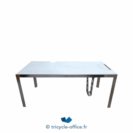 Tricycle-Office-mobilier-bureau-occasion-Bureau-droit-blanc-180x90-cm