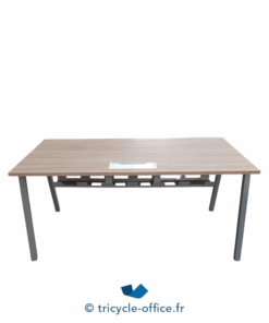 Tricycle-Office-mobilier-bureau-occasion-Bureau-droit-bois-160x80-cm