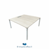 Tricycle-Office-mobilier-bureau-occasion-Table-de-réunion-Steelcase-bois-160x160-cm