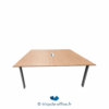 Tricycle-Office-mobilier-bureau-occasion-Table-de-réunion-bois-180x180-cm