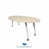 Tricycle-Office-mobilier-bureau-occasion-Table-de-réunion-bois-ovale