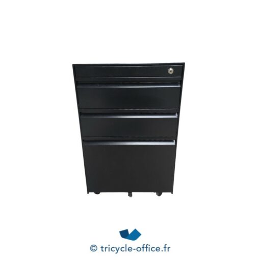 Caisson noir 2 ou 3 tiroirs – Occasion – Image 3
