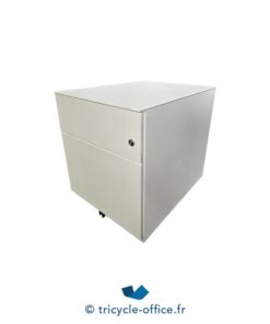 Tricycle-Office-mobilier-bureau-Caisson blanc 2 ou 3 tiroirs