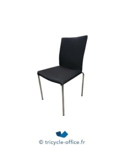 Chaise visiteur noire SERIWAY - Occasion