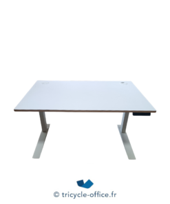 Tricycle-Office-moblier-bureau-occasion-Bureau HERMAN MILLER Jarvis Fully assis-debout électrique 120x80 cm - bord bois